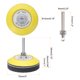 thumbnail image 2 of Uxcell Discos de Lijado de 3 Pulgadas con Gancho y Bucle, Accesorio de Lijado para Taladros, Papel de Lija para Herramientas Eléctricas - Amarillo Negro 2 Set 6pcs, 2 of 6