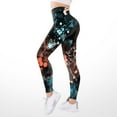 thumbnail image 2 of XIYON Yoga Pants Women Printed High Waisted Pants For Womens Tights Compression Yoga Running Fitness Leggings Leggings For Women, 2 of 5