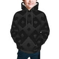 thumbnail image 5 of Kll Unisex Kids Boys Girls Hooded Pocket Pullover Hoodies-Black Poker, 5 of 9