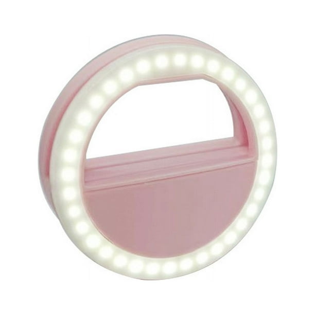 Electrónica Pisexur para hombres, luz circular, luz para teléfono móvil, luz portátil con clip, electrónica para niños, organizador de electrónica