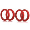 thumbnail image 1 of 4pcs Grouphead Gasket 8mm For E61 Espresso Coffee Machine - Red Silicone Ring Compatible For Expoba, 1 of 5