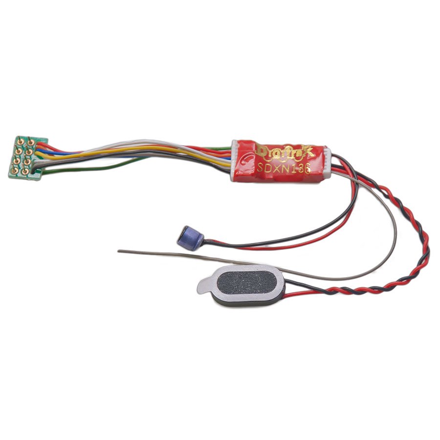 Digitrax SDXN136PS 16 Bit Sound Decoder