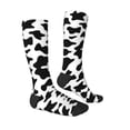 thumbnail image 3 of Daiia Sports Socks Milk Cow Printed Novelty Crew Socks for Men Women Knee High Socks Cotton Socks Soft & Breathable Support Unisex Socks, 3 of 9
