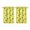 Aesthet, variant on Minimalist Botanical Cactus Kitchen Curtains - Set of 2, 27.5x36 Inch Semi-Sheer Tier Curtains, Rod Pocket Design for Modern or Rustic Decor