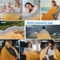 thumbnail image 5 of Gray Orange Ombre Cooling Blanket,Lightweight Breathable Summer Throw Blanket with Double Sided Cold Effect,Modern Geometric Striped Abstract Art Picnic Blankets Bed Sheet for Hot Sleepers 50"x60", 5 of 8