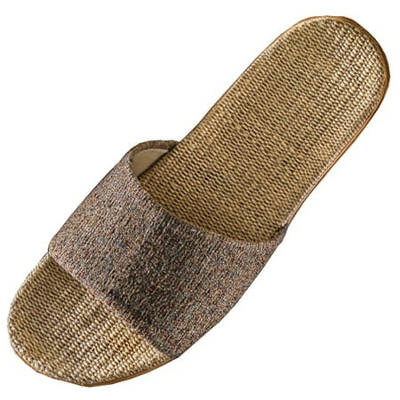 

Noarlalf slippers for women Women s Fashion Comfortable Ffloor Cotton Linen Slipper Slip Non-Slip Slippers womens slippers