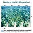 thumbnail image 3 of Peel and Stick Wallpaper Ble clear water surface close up Modern Art Wall Mural Decor Self Adhesive and Removable 69in x 98in, 3 of 8