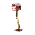 thumbnail image 5 of Fancyes Christmas Decoration Mailbox Standing Letter Box Decorative Letterbox Ornament for Home Cafe Indoor Outdoor Living Room Party Red, 5 of 8