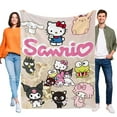 thumbnail image 1 of Sanrio anti-pilling, suave, ligera, esponjosa y acogedora de lujo para hogar y cocina – Perfecta para niños y adultos,80X120cm, 1 of 6
