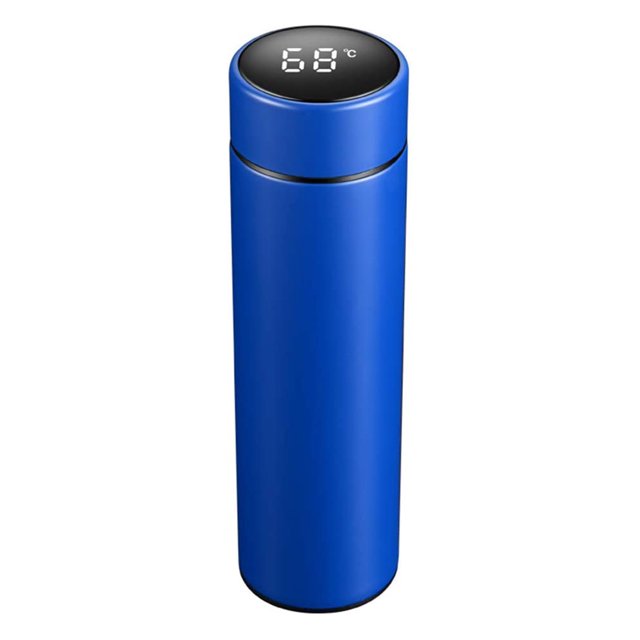 Frascos de vacío de temperatura de pantalla táctil de taza de agua térmica digital (azul) Likrtyny Para estrenar