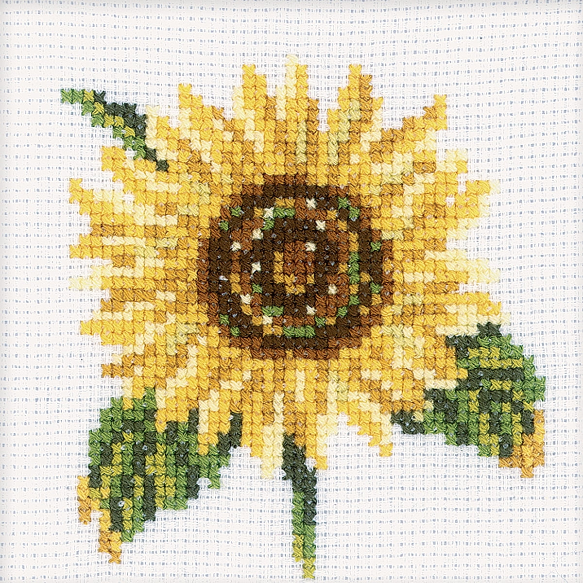 14 Count RTO Counted Cross Stitch Kit 4/"X4/"-Cornflower