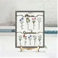 thumbnail image 5 of Gifts For Mom,Grandma,Birth Month Flower,Personalized Wood Plaque Wall Art Birthday Gifts Grandma Gifts(9.84 x 7.87 inches), 5 of 9