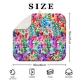 thumbnail image 4 of Pioneer Flower Floral Print Pattern Dish Drying Mat for Kitchen 1 Pack, Ultra Absorbent Microfiber Dishes Drainer Mats,16"x18", 4 of 6