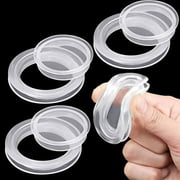 Maitys 4 Pieces Silicone .. Patio Table Umbrella Hole .. Ring Plug and Cap .. Set for Glass Outdoors .. Patio Table Deck Yard, .. 2 Inch (Clear)