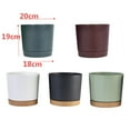 thumbnail image 3 of kjfeif Plant Pots 8 inch,Planters for indoor Plants with Drainage Holes and Removable Base,Saucer Modern Decorative for Outdoor Garden Planters, 3 of 5