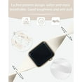 thumbnail image 2 of Compatible for Apple Watch Series 7/8/9/10 Replacement Silicone Wrist Sport Band Strap Off white, 2 of 9