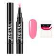 thumbnail image 1 of Lisbinx New Lazy Nail Polish Gel Manicure Pen Easy To Use In With Shiny Bright For Nail Art Design 18 Solid Colors 5ml Clearance Items, 1 of 1