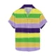 thumbnail image 2 of Blusa y camisa de manga corta con cuello vuelto Camisa de manga corta estampada para hombre Tops casuales con cuello vuelto Camisa Blusa Tops para hombre, 2 of 6