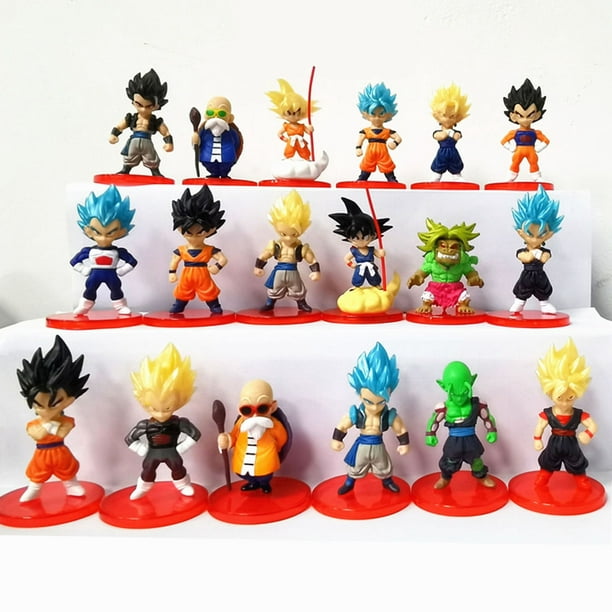 Amyove 18 pièces/sac Dragon Ball figurines modèle ornements Super