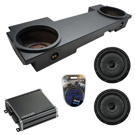 02-13 Chevy Avalanche Underseat Kicker CVT12 Dual 12" Rhino Sub Box CXA800.1