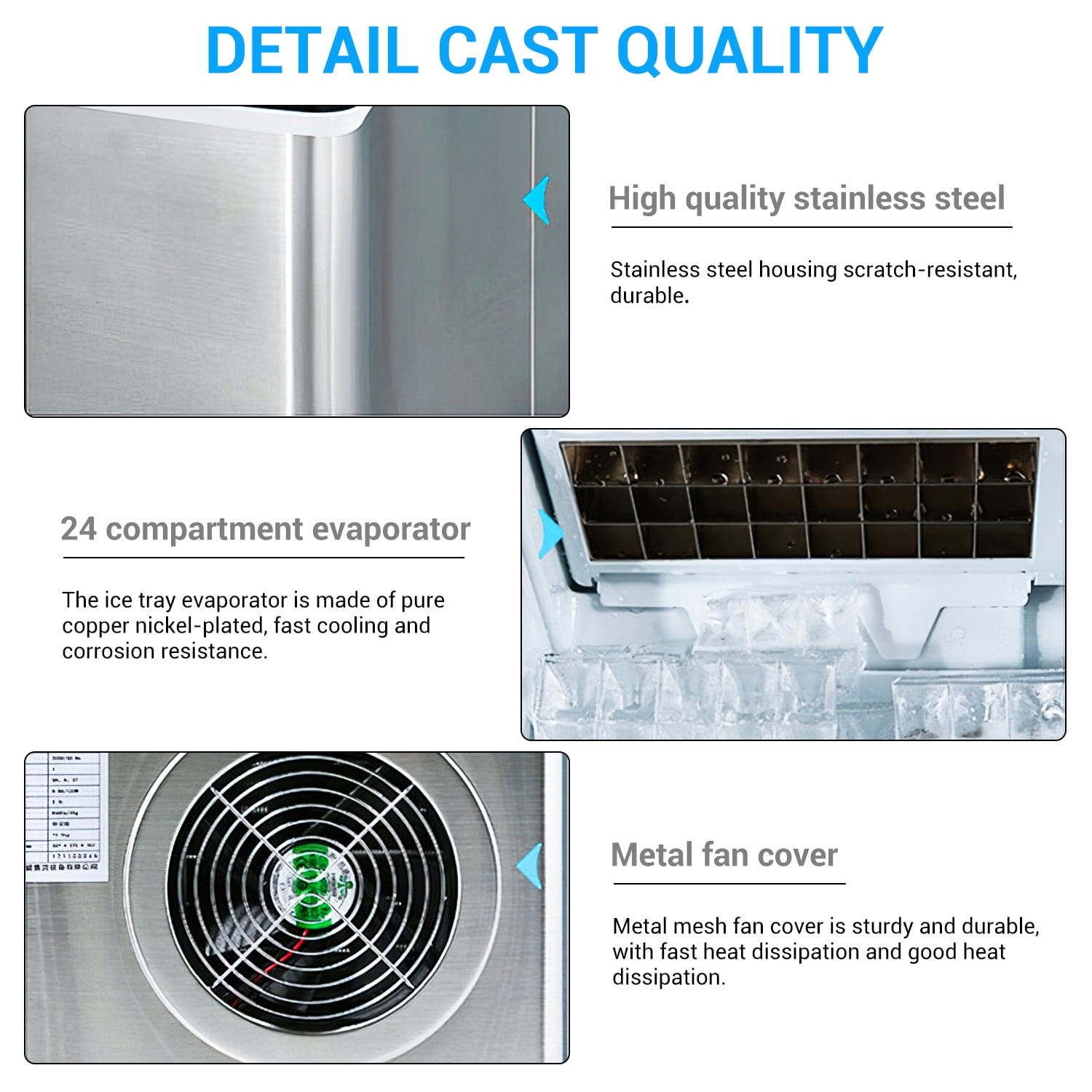 Ice Maker Machine Countertop with Ice Scoop & Basket, Perfect for Home/Kitchen/Office/Bar Silver, Portable Ice Maker 26Lbs/24H Ice Maker Machine Countertop with Ice Scoop & Basket, Perfect for Home/Kitchen/Office/Bar Silver, Portable Ice Maker 26Lbs/24H
