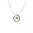 thumbnail image 2 of Delight Jewelry Silvertone Mini Bumble Bee Silvertone Grandmother Ring Charm Necklace, 18", 2 of 4