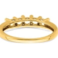 thumbnail image 5 of 14K Yellow Gold Family Jewelry Diamond Semi-Set Ring (Size 7) Made In China xmr31/5, 5 of 5