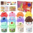 thumbnail image 2 of 12-Pack Valentine’s Day Slime Kit for Kids - Diatomaceous Mud Slime Set for School Classroom Gifts & Party Favors, 2 of 6