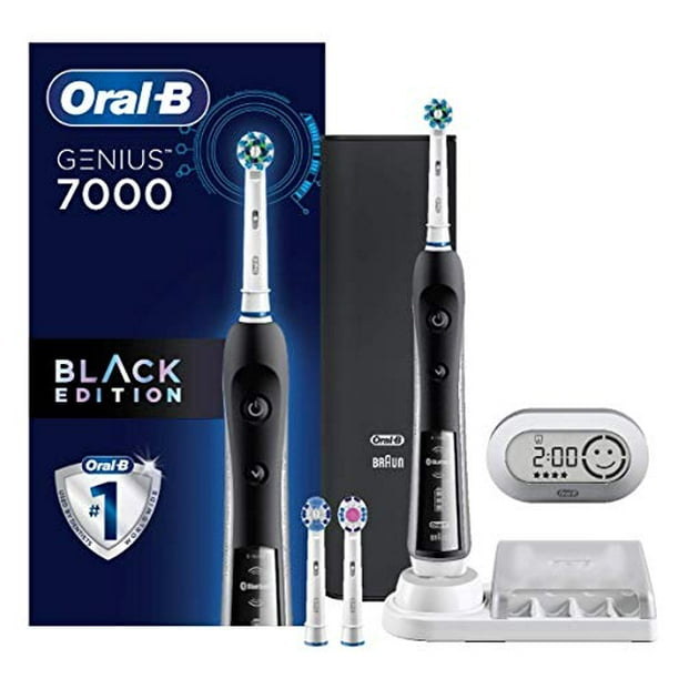 Drama Inzet Levering Electric Toothbrush, Oral-B Pro 7000 SmartSeries Black Electronic Power  Rechargeable Toothbrush with Bluetooth Connectivity Powered by Braun  (Packaging May Vary) - Walmart.com