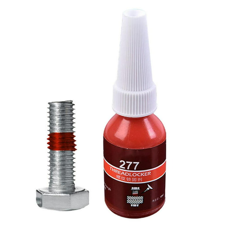 Tohuu Red Lock Tight Universal 277 Screw Glue High Strength Screw Glue  Anaerobic Adhesive Sealing for Screws Bolts Nuts 10ml nearby 