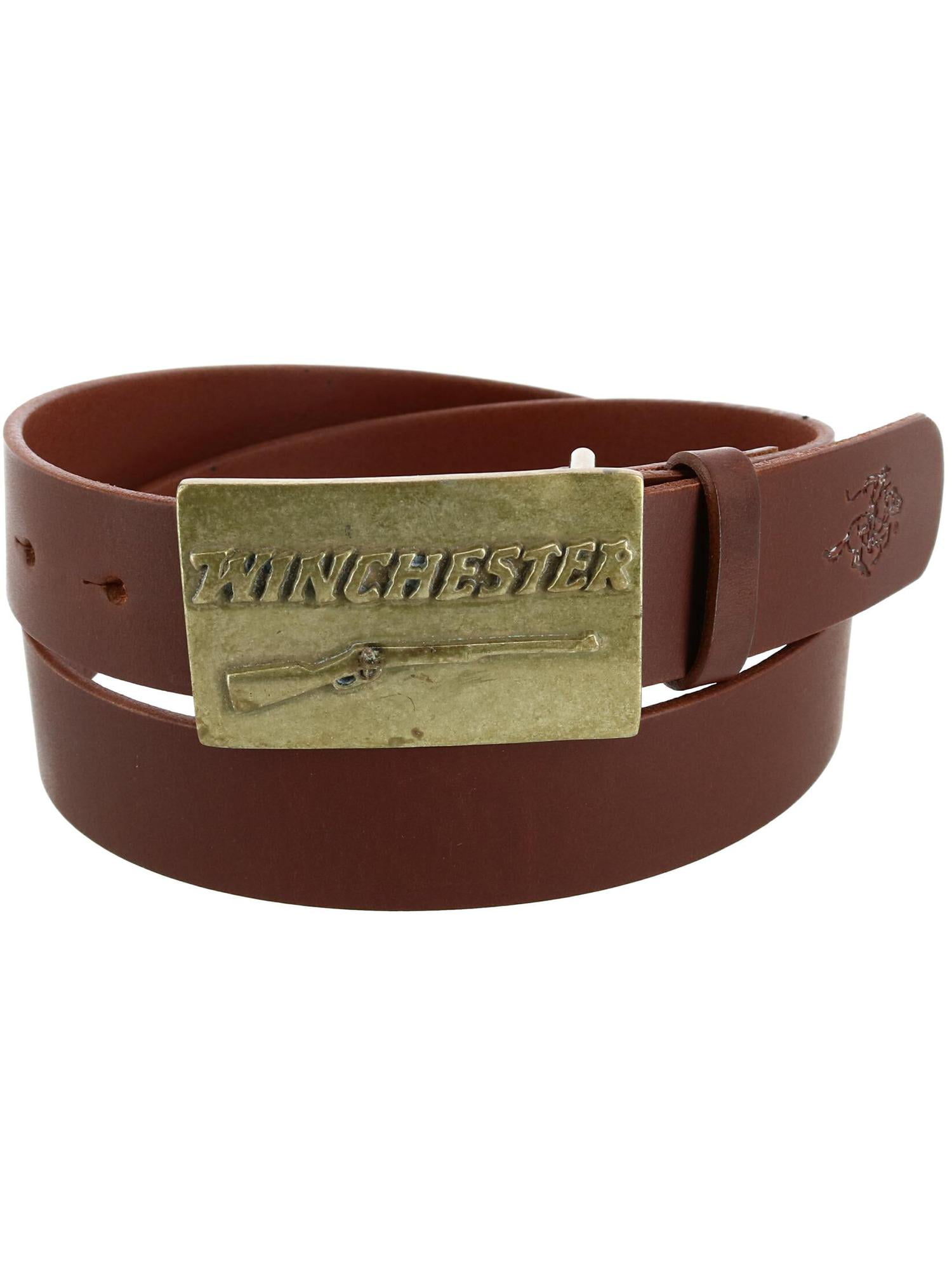 men's plaque buckle belt