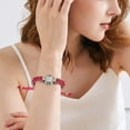 thumbnail image 2 of Rinsvye Women Knitting Rope Chain Winding Analog Quartz Movement Wrist Watch Retro Quartz Ladies Luminous Watch Watch Belt Diamond-Studded Female Women'S Watch Mens Wrist Watches Women Analog Watch Le, 2 of 4