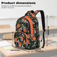 thumbnail image 6 of SCRAWLGOD Dinosaur Skeleton Splash Print Lightweight Backpack Large Capacity 17 inch Laptop Bag for Girls Boys Multi-Pocket Daypack Portable School Backpack, 6 of 7