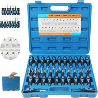 42 Pcs Terminal Ejector kit with Wire Cutter, Maerd Electrical Pin Removal  Tool Kit for Car, Terminal Injector Kit and Pin Extractor Electrical Wiring