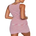 thumbnail image 3 of EIMELI Femmes Tricot Bodycon Creux Midi Sans Manches Robe Courte d'Été, 3 of 6
