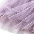 thumbnail image 3 of KHONTS Women's Long Rainbow a Line Tulle Tutu Skirts Tiered Skirt Petticoat Purple One Size, 3 of 6