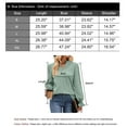 thumbnail image 2 of Alsol Lamesa Womens Boho Jacquard Print V Neck Shirt Blouses Casual Long Sleeve Tunic Tops, 2 of 6