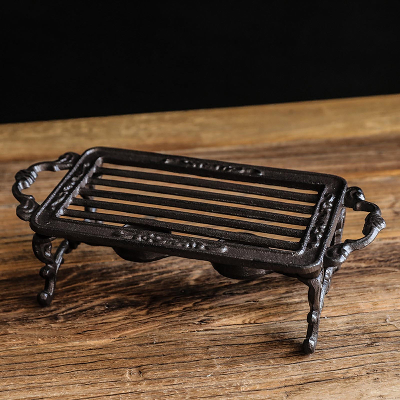 Cast Iron Teapot Dish Warmer Creative Accessories Tea Pot Heater Both