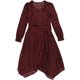 thumbnail image 2 of bar III Vestido cruzado Burnout para mujer, rojo, XX-Small, 2 of 2