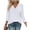 White, variant on Womens Business Casual Clothing Womens Cotton Tops Black Womens Top Tunics Or Tops To Wear With Leggings Tummy Hiding Tops for Women 3/4 Length Sleeve Womens