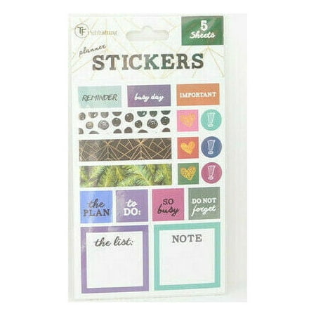 UPC: 0619344338054 | Planner Stickers  5 Sheets