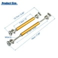 thumbnail image 4 of Unique Bargains 1 Pair Aluminum Alloy 3"-5" 75mm Car Front Bumper Lip Splitter Strut Rod Tie Support Bars Gold Tone, 4 of 6