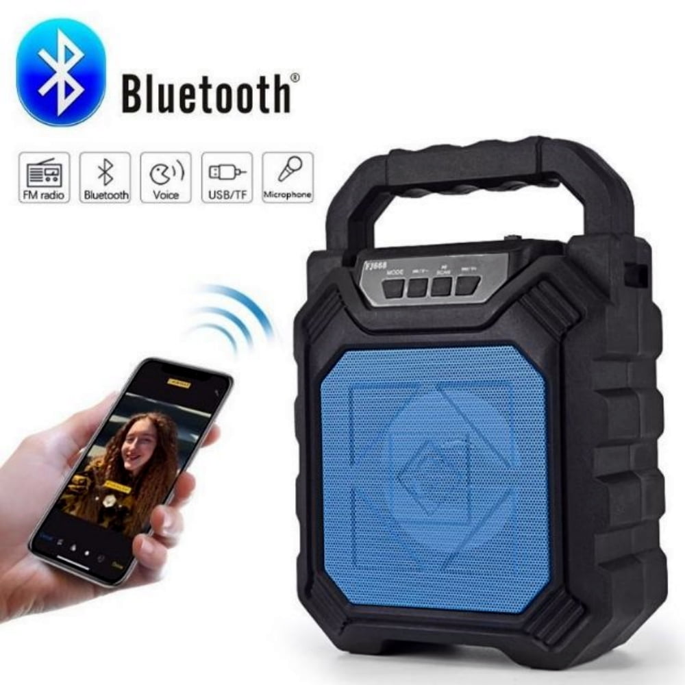 Karaoke Machine, Portable Bluetooth Karaoke Speaker for Adults Kids with Wired Microphone for Party/Birthday/Festivals