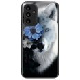 thumbnail image 1 of Para Samsung Galaxy A15 4G/A15 5G Funda TPU + Patrón de vidrio templado Impresión Back Shell, 1 of 2