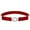 Red, variant on Kids Toddlers Baby Adjustable Elastic Stretch Belt with Silver Twisted Buckle