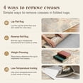 thumbnail image 6 of KUETH 2X3 Vintage Floral Area Rugs Machine Washable Rugs for Living Room, Non Slip Flat Pile Rug with Rubber Backing, Boho Rug for Entryway Bedroom Dining Room Home Office, 6 of 8