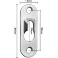 thumbnail image 2 of 30 Pieces 45mm X 16mm Metal Keyhole Hangers With 60 Screws Keyhole Hanging Ties For Hanging Wall Interior Cabinet Mirrors And Picture Frames, 2 of 5