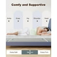 thumbnail image 4 of 4 Inch Twin XL Mattress Topper, 4 of 6