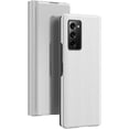 thumbnail image 6 of Samsung Galaxy Z Fold 2 Case, Luxury Mirror Design Clear View Smart Window Screen Display Case Support Wireless Charging Flip Phone Cover for Samsung Galaxy Z Fold 2 5G QH Silver, 6 of 10