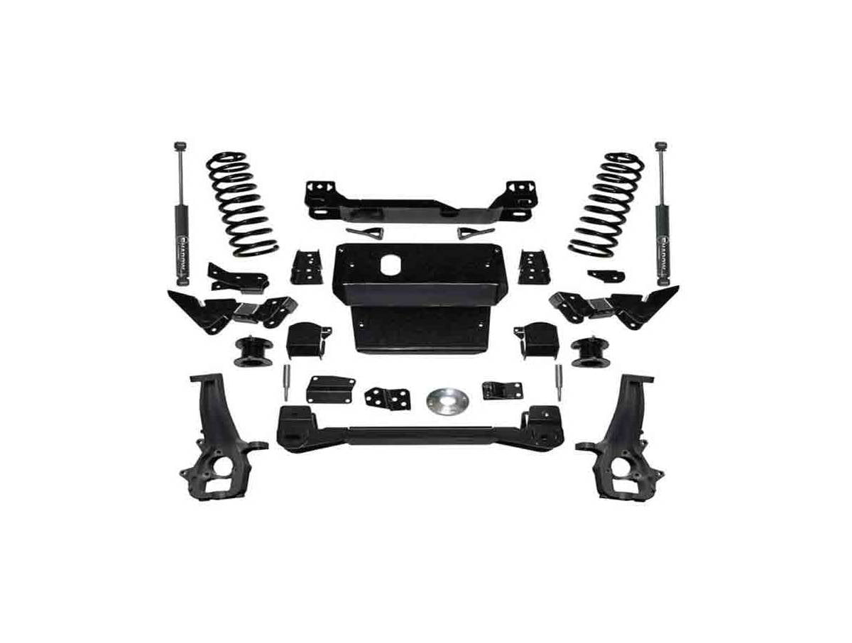 Superlift | K192 | 4" Lift Kit - Complete Lift Kit with Front & Rear Superlift Shadow Series Shocks and Lower Link Arms | Fits 2018-2024 Jeep Wrangler 4 Door